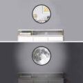 This Mirror Turns Into an Illuminated Moon Night-Light When It Gets Dark