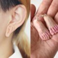 These Ear and Foot Earrings Make For A Perfect Creepy Look
