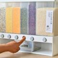 This Unique Food Dispenser Drops Food Down With The Push Of a Button