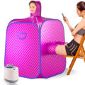This 2-Person Portable Steam Sauna Lets a Second Person Stick Their Legs In