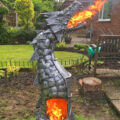This Giant Fire Breathing Dragon Wood Burning Stove Is a True Work Of Art