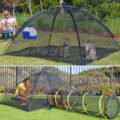 This Outdoor Cat Tent With Tunnel Lets You Kitties Safely Play Outside