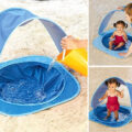 This Tiny Portable Baby Pool Beach Tent Keeps Your Little One Safe At The Beach