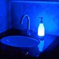This Glowing LED Soap Dispenser Illuminates Your Bathroom At Night