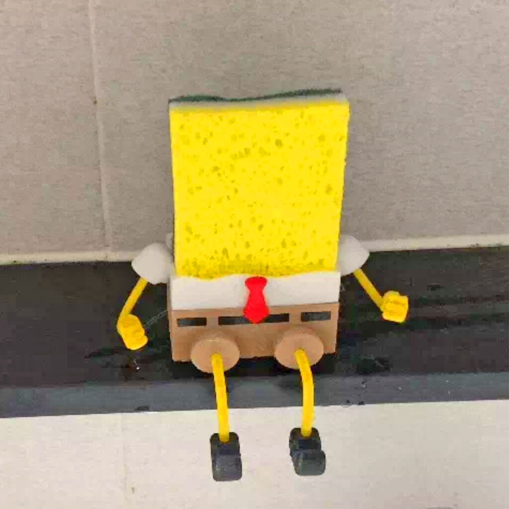 This SpongeBob Sponge Holder Belongs In every SpongeBob Lover's Kitchen