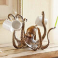 This Octopus Coffee Mug Holder Makes For a Great Eye Catcher For Your Kitchen