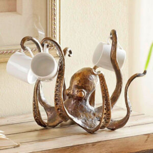 This Octopus Coffee Mug Holder Makes For a Great Eye Catcher For Your Kitchen