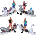 These Inflatable Paddleboard Attachments Turn Your Board Into a Unicorn, Shark, Whale