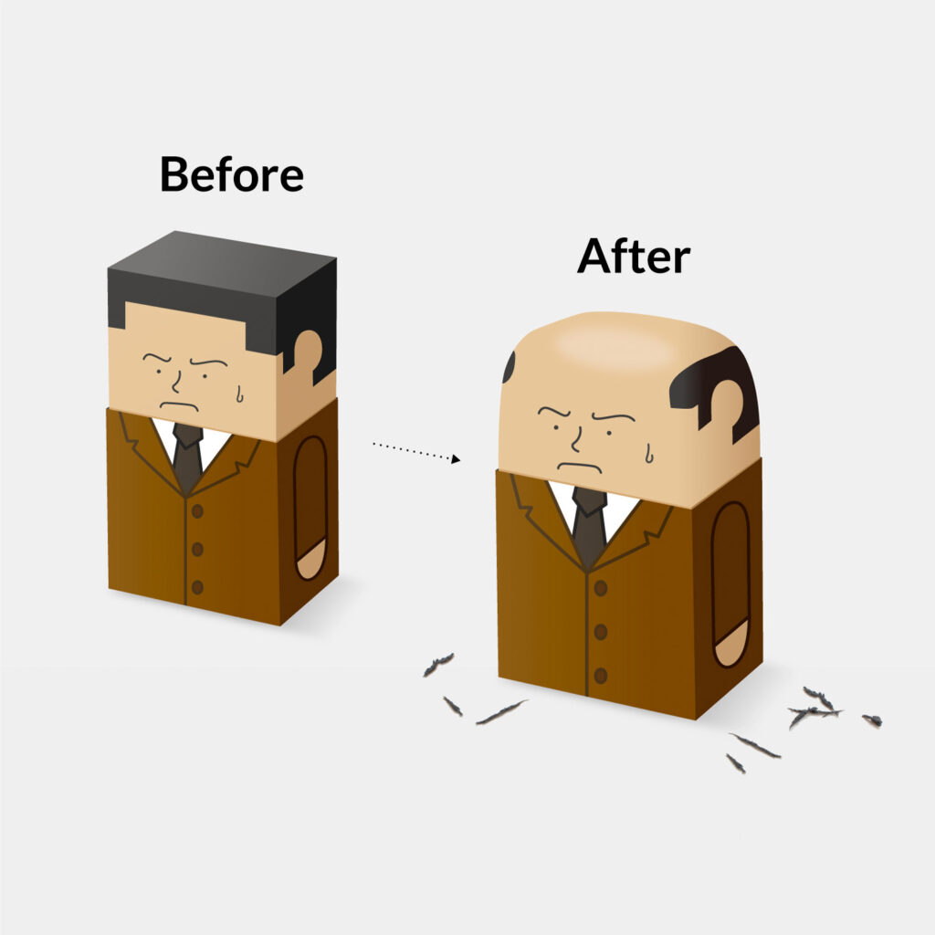 These Hilarious Erasers Will Slowly Go Bald As You Use Them