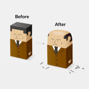 These Hilarious Erasers Will Slowly Go Bald As You Use Them