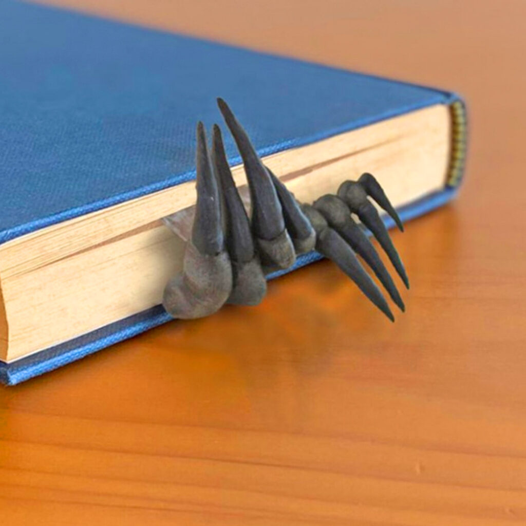 This Devil Claws Bookmark Is Perfect For Horror Book Fans