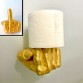 This Middle Finger Toilet Paper Holder Is The Ultimate Decor Piece For Your Bathroom