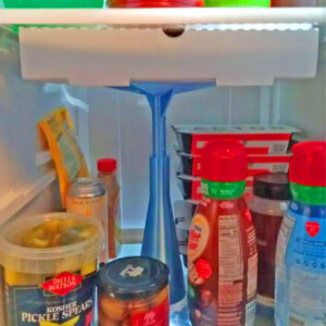 This Fridge Pizza Box Stand Will Save On Space When You Shove in Leftover Pizza
