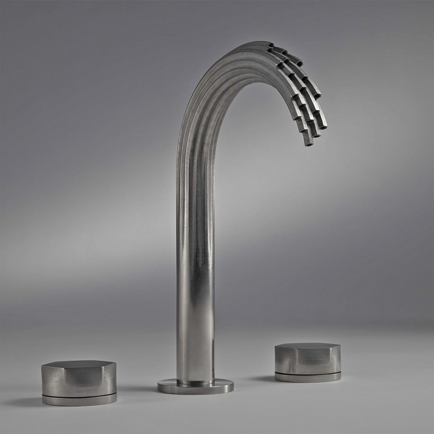 Beautiful Faucets These Luxury Bathroom Faucets Create a Beautiful Optical Illusion