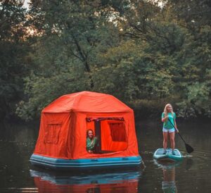 The Shoal Tent Is a Floating Tent That Lets You Sleep on a Lake