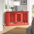 This Amazing Corner Credenza Also Doubles as a Pet Crate