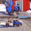 This Incredible Bicycle Car Is an E-Bike That Keeps You Warm During Winter Transit