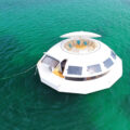 The Anthenea Is a UFO Shaped Luxury Yacht That's Powered By Solar Panels