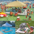 This Floating Bar Provides Shade, a Floating Cooler, and Lets You BBQ On The Water