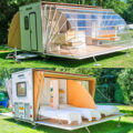 Incredible Folding Camping Trailer Expands To Triple Its Size With Fold-Out Awnings
