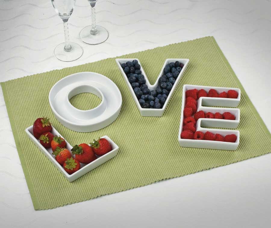 Ceramic Letter Dishes