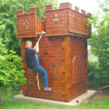 You Can Now Get Your Kids a Giant Play Castle That Has a Climbing Wall