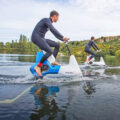 This Water Bicycle Is a Hydrofoil E-bike That Replicates Cycling on Water