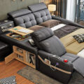 This All-In-One Smart Bed Has An Integrated Recliner and Air Filtration System