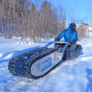 This All-Terrain Electric Track Sled Can Transport, Plow, Move, Anything, Anywhere