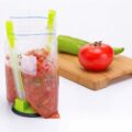 This Hands-Free Ziploc Bag Holder Helps You Easily Bag-Up Your Leftovers