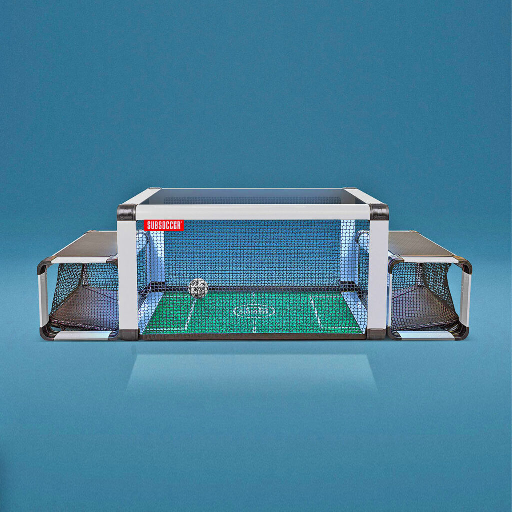This Subsoccer Under-Table Soccer Game Makes For A Perfect Foosball Table Replacement