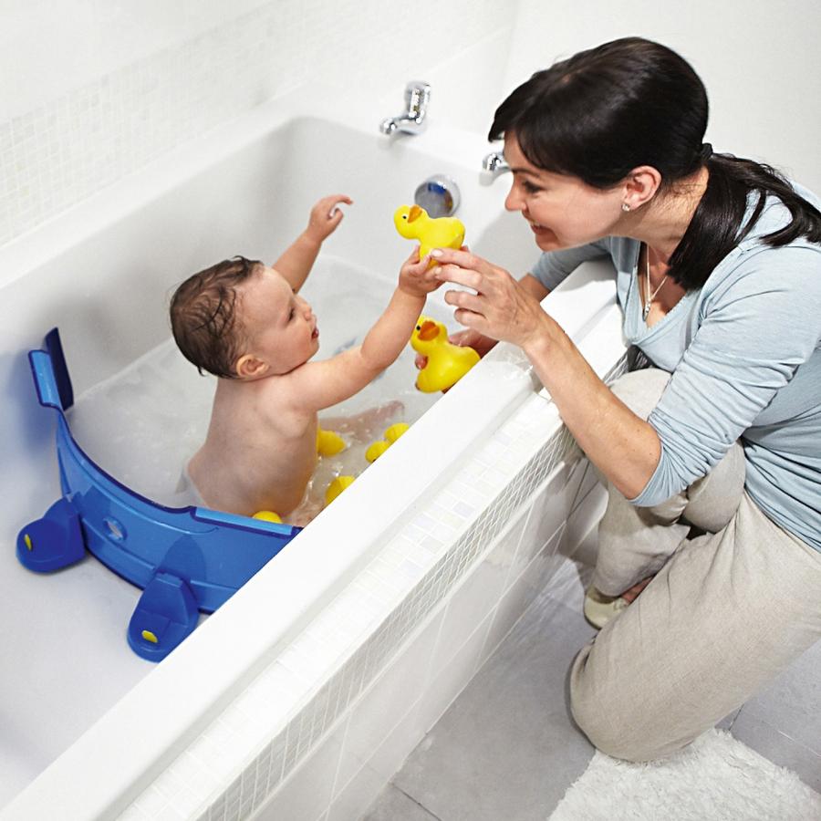 Baby Dam: A Bathtub Water Divider That Saves Water While Bathing Your Kids