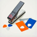 This Guitar Pick Punch Makes Guitar Picks From Old Credit Cards, IDs, and Hotel Keys