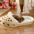 These Shoe Shaped Dog Beds Exist For Dogs That Love Slippers