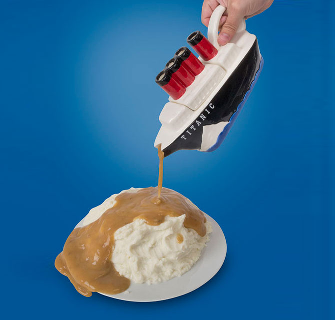 I'm Not Sure If I Should Be In Love Or Offended With This Titanic Gravy Boat