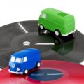 Soundwagon Record Runner Portable Record Player Hippy Van Spins Around Your Vinyls