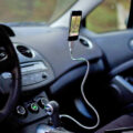 This Flexible Stainless Steel Charging Cable Doubles as a Phone Mount