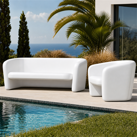Airmaan M Sofa white inflatable outdoor sofa grid thumbnail