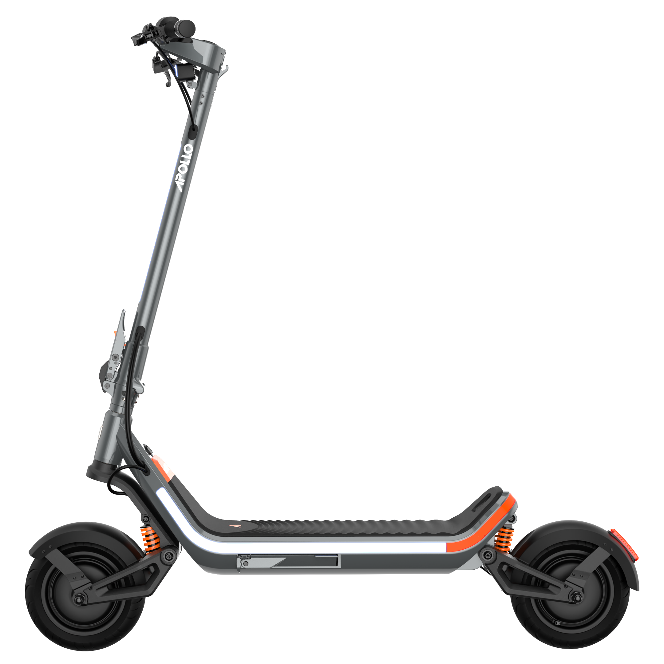 Side profile of the Apollo City Stellar electric commuter scooter