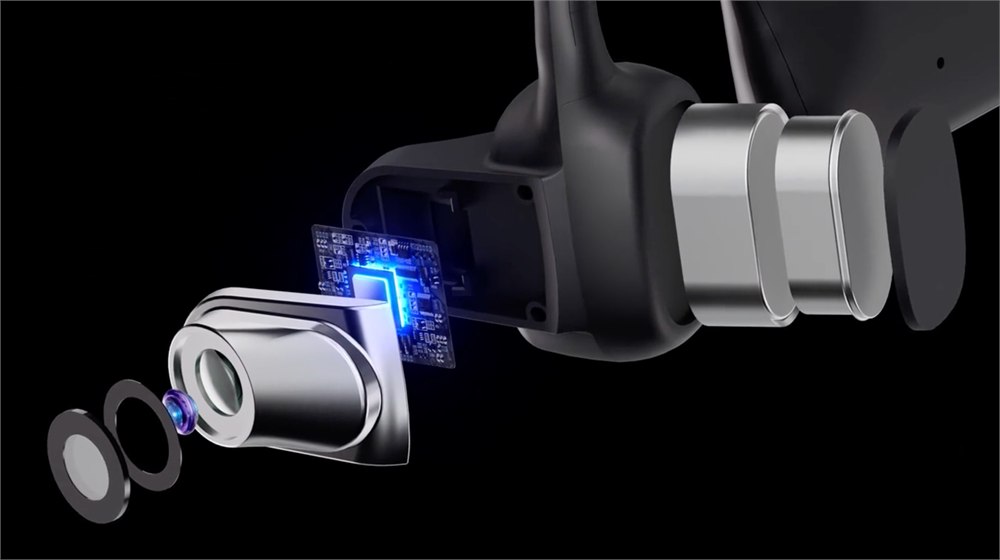 Auriview X1 AI camera bone-conduction headset auriview x1 exploded