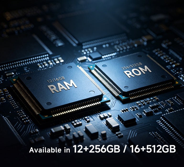 Memory and storage graphic for the Bigme HiBreak Dual 2