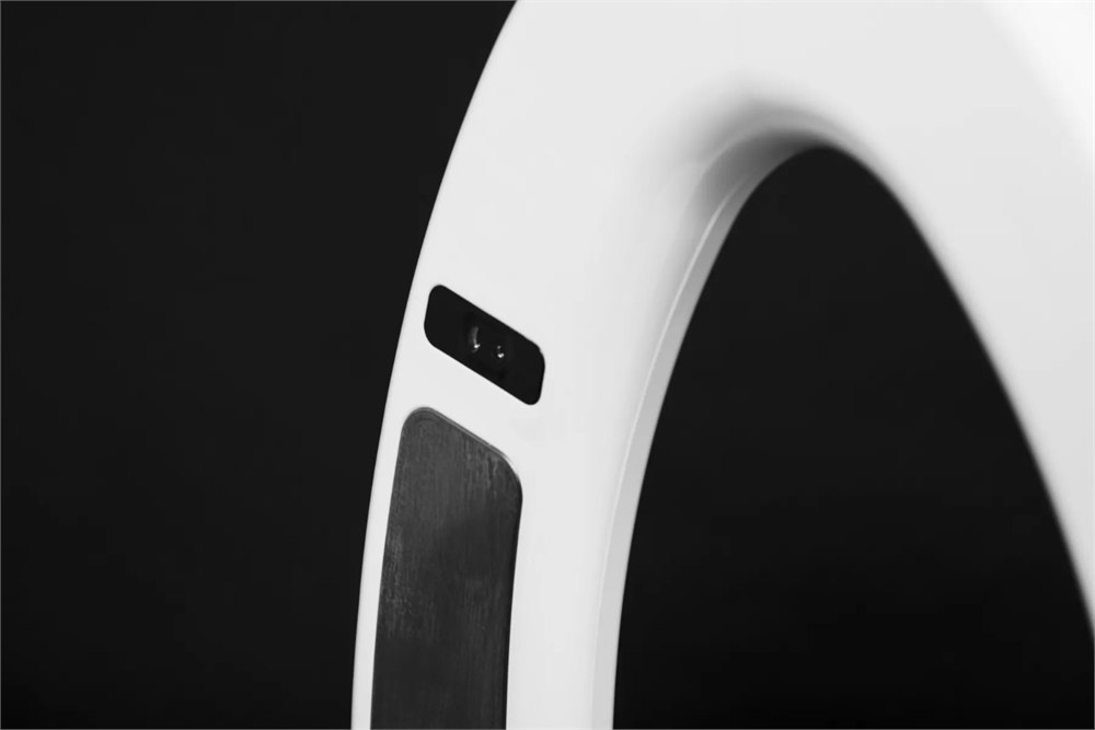Close-up of embedded sensor area on the Casana Smart Seat