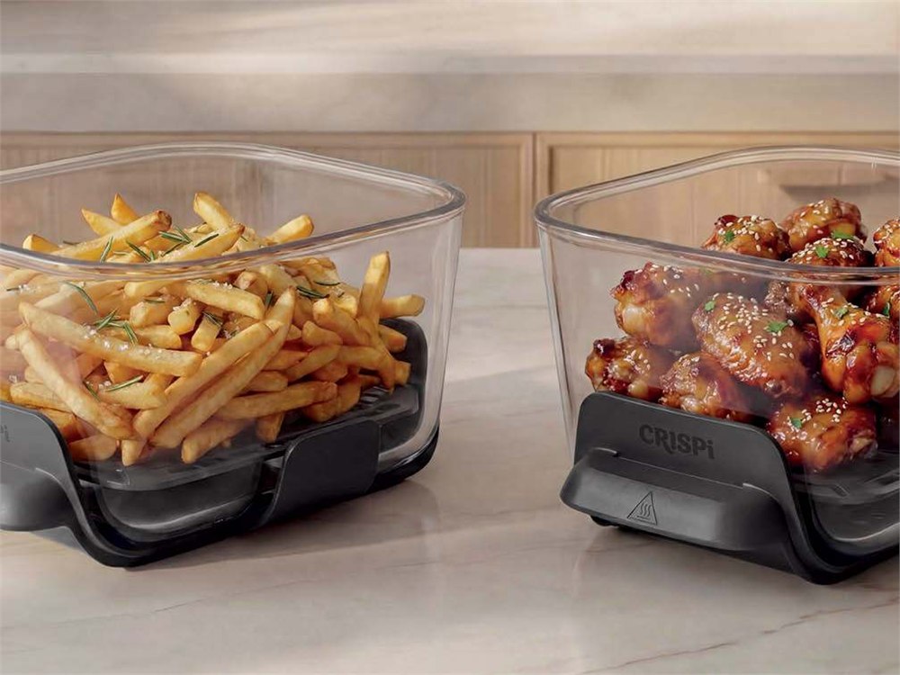 Ninja CRISPi DualZone glassware for nontoxic cooking and storage