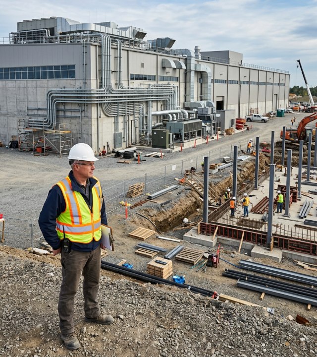 DALE robot in a hyperscale construction environment