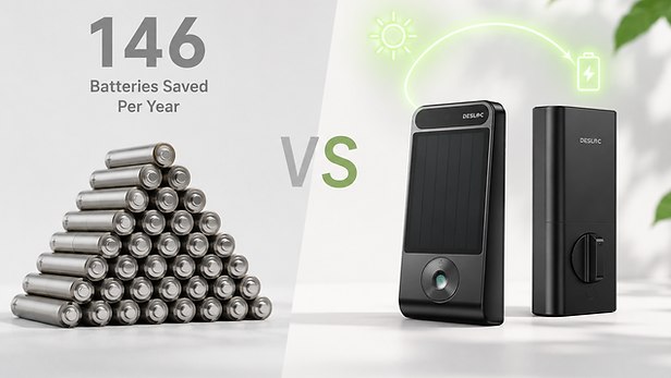 DESLOC V150 Plus battery waste comparison graphic