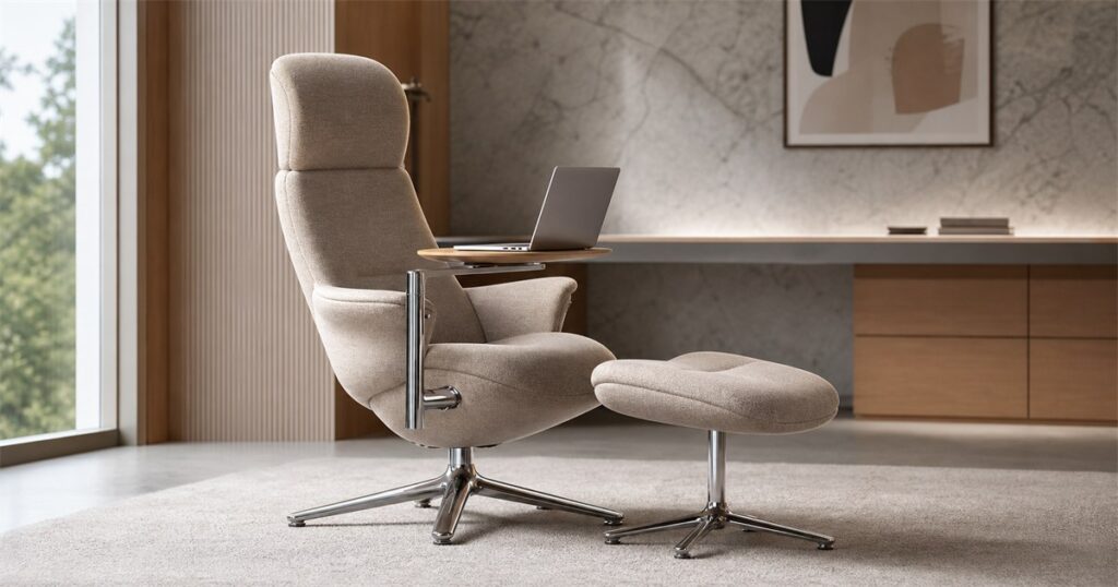 Generated no-text image of the Humanscale Diffrient Work-Lounge Chair