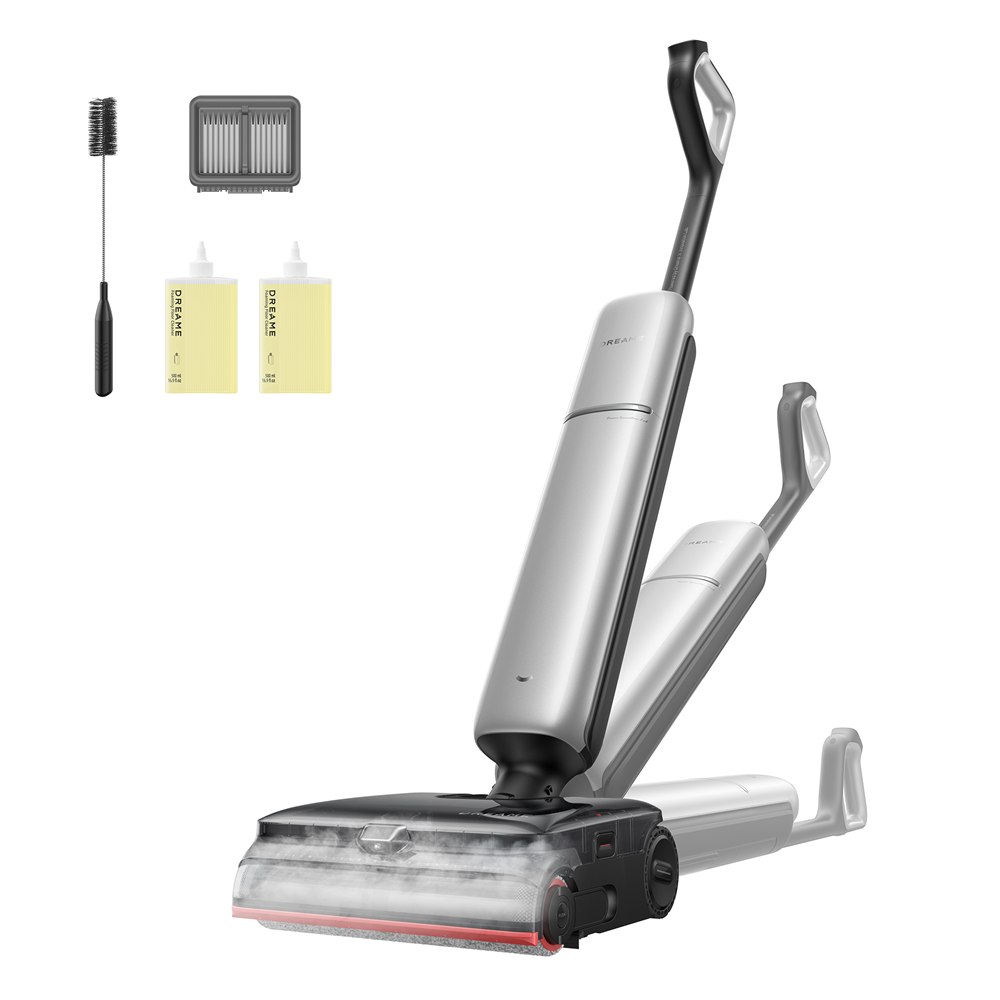 Dreame Aero Ultra Steam wet-dry vacuum with included accessories