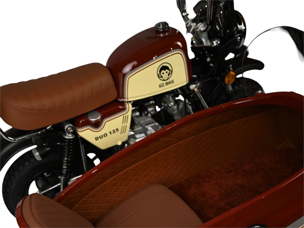 Official GZ Duo 125 sidecar mini motorcycle product image 5