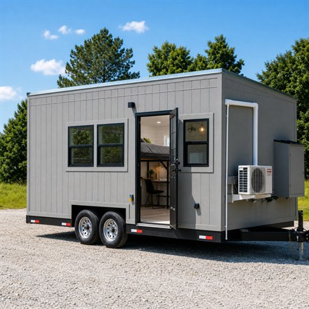 Square image of the Dragon Tiny Homes Fairfax 20 compact tiny home