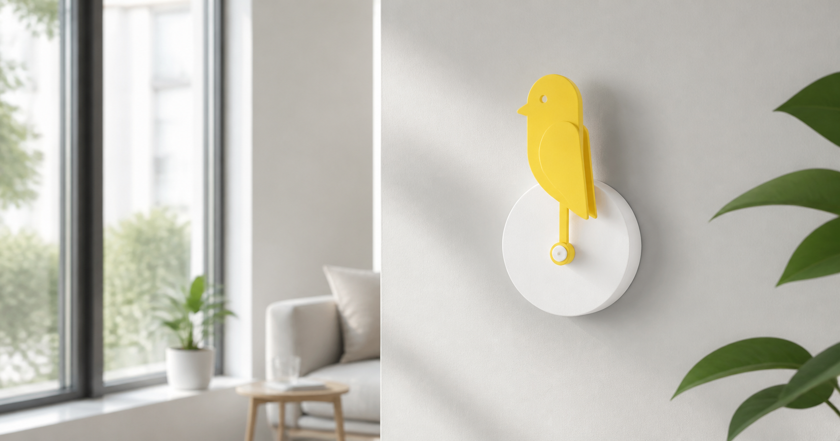 Birdie Pro generated living room wall view